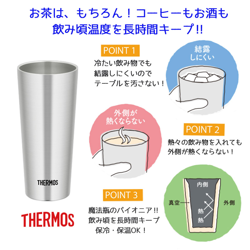 【※10点以上ご注文ください※】サーモス真空ステンレスタンブラー400ml