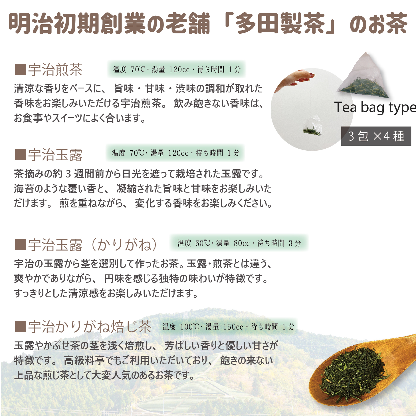 お絵かき茶・お絵かき珈琲 袋入りタイプ